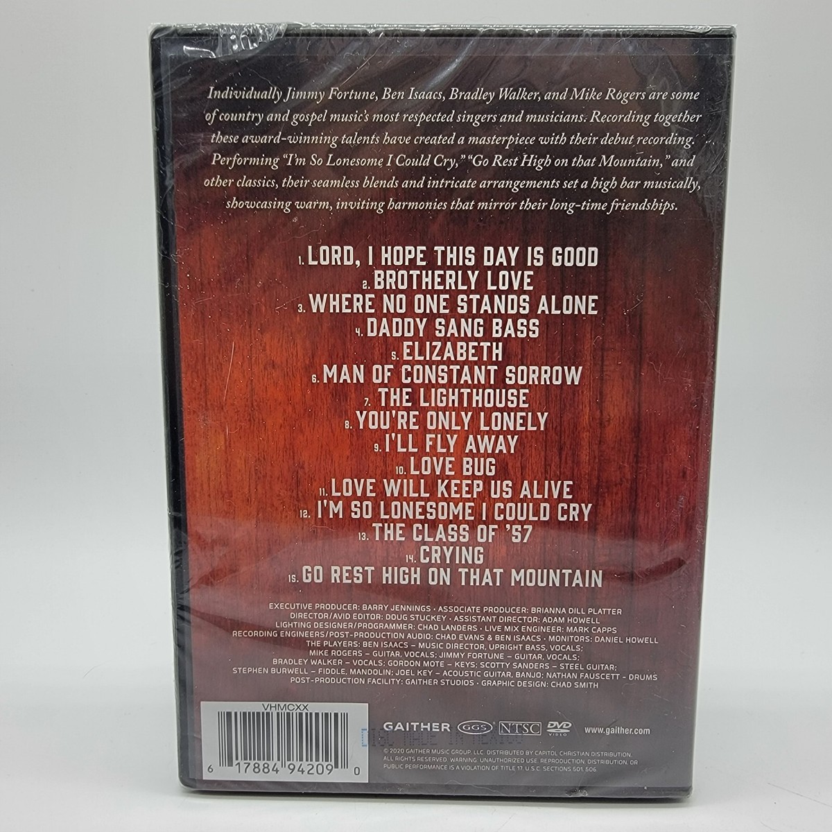 BROTHERLY LOVE DVD Jimmy Fortune Ben Isaacs Bradley Walker Mike