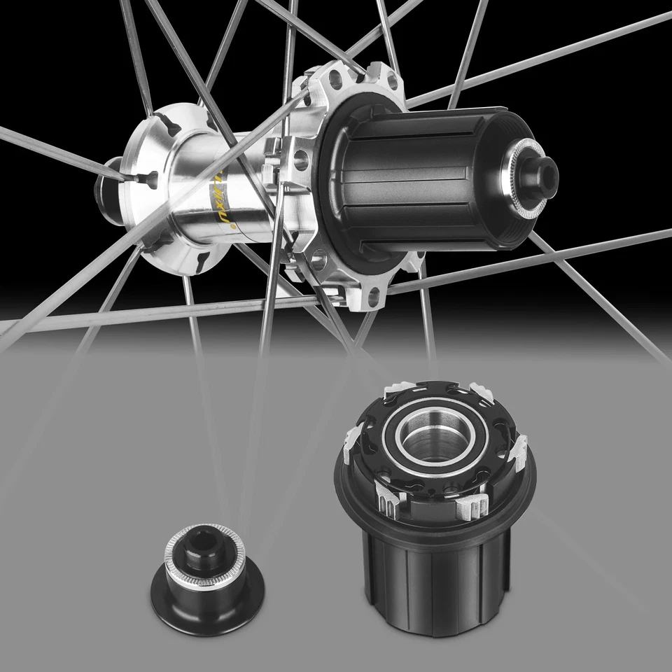 700C Road Bicycle Wheelset V/C/Disc Brake Quick Release Thru Axle Bike Wheels - Image 3 of 4