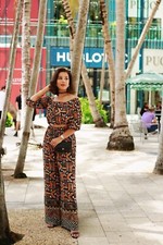 ZARA NWT WOMAN SS24 PRINTED WIDE LEG PANTS MULTICOLORED  2587/055