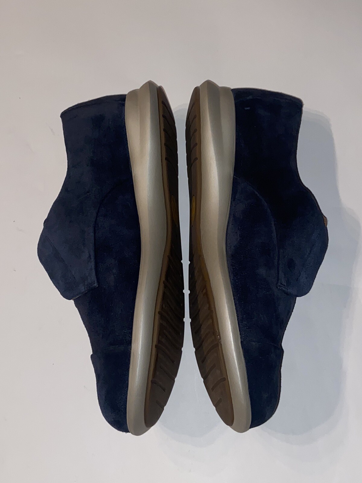 SAOLA Scarpe Samuel Hubbard Freedom da donna 9 5 M blu pelle scamosciata punta piatta Oxford W1200 216