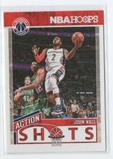 17-18 Hoops Action Shots #19 John Wall Washington Wizards
