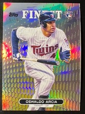 2013 Finest Gold Refractors #82 Oswaldo Arcia #'d 39/50 Twins