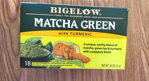 2 PACK BIGELOW MATCHA GREEN WITH TURMERIC | eBay
