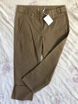 Max & Co by Max Mara ladies 7/8 trousers stretch W30/L26 size 40 women pant ankle leg