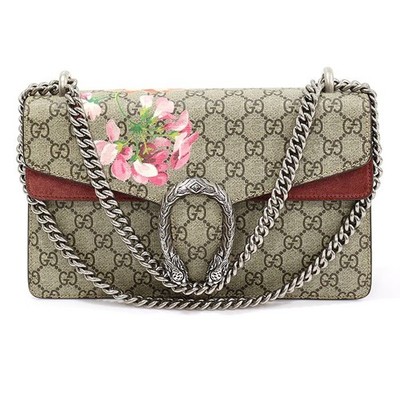 Gucci Dionysus Small Shoulder Bag 400249 GG Supreme Canvas Bloom Print 152752435