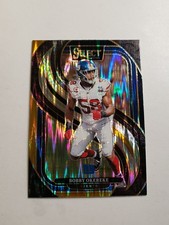 2024 Panini Select Bobby Okereke Premier Black and Yellow Shock #109