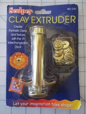 Sculpey Clay Extruder with 19 Interchangeable Discs New in Package