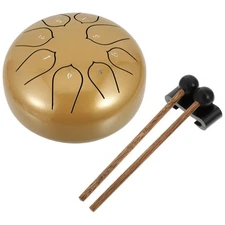  1 Set Practical 8-tone Ethereal Drum Children Adult Portable 6-inch Drum Set