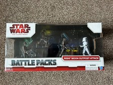 Star Wars The Clone Wars Rishi Moon Outpost figure set Battle Pack 