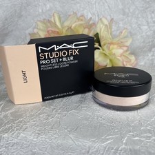 Mac Studio Fix Pro Set Blur Weightless Loose Powder .42oz12g Light Free Ship Mac Studio Fix Pro Set Blur Weightless Loose Powder .42oz12g Light Free Ship