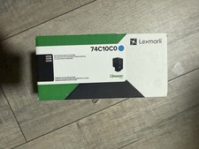Lexmark 74C10C0 Unison 3,000 Page-Yield Return Program Toner - Cyan New