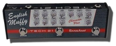 TECH21 Sans Amp English Muffy Preamp Pedal 3071 Tested & Works