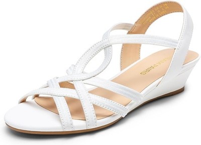 Damenschuhe offene Zehenpartie Espadrilles Plateau-Sandalen Slipper Knöchelriemen Größe 7 UK