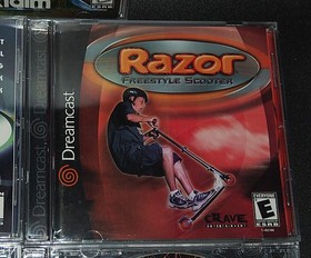 Sega Dreamcast 5 Game Lot Tony Hawk TrickStyle Razor Jeremy McGrath ECW