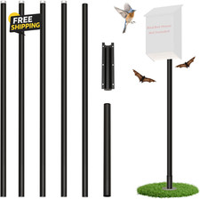 15 FT Purple Martin Bat House Pole, Heavy Duty Bat Houses Kit with Ground Socket