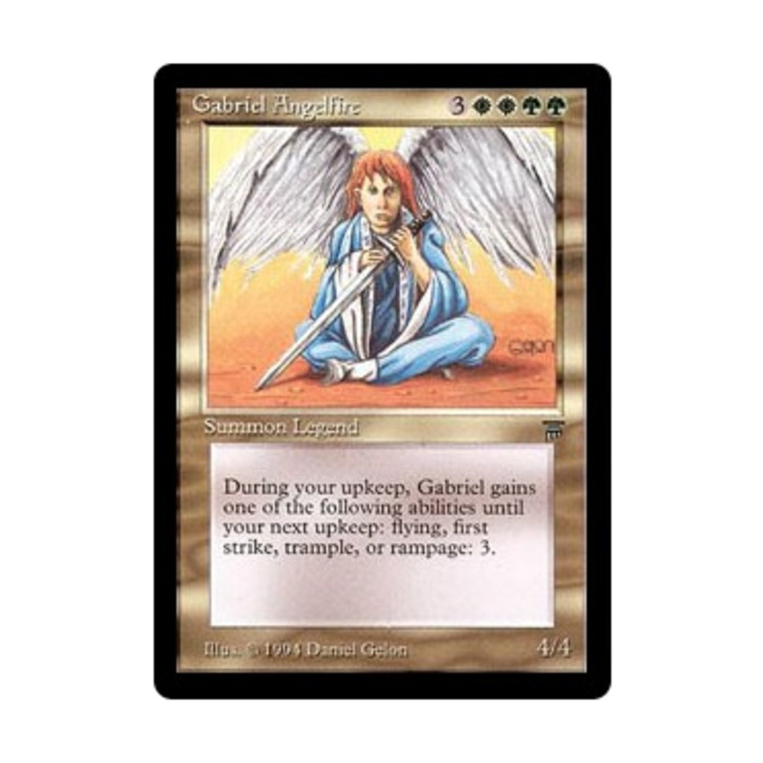 WOTC MtG Legends Gabriel Angelfire (R) EX