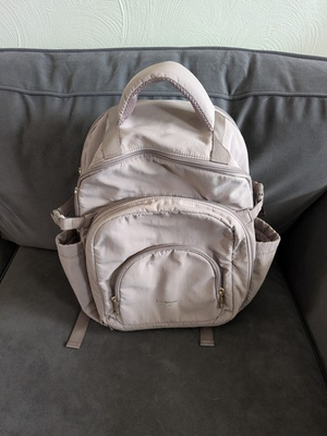 #ad Isaac Mizrahi Viral Backpack Holds Stanley In Mauve Built In Cooler $29.99