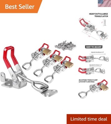 Heavy Duty Toggle Latch Clamp 4Pack