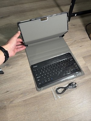 ProCase iPad Pro 11 Inch Leather Keyboard Case Detachable Keyboard Combo Case