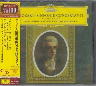 Universal Music Mozart K364 Bohm SHM-CD UCCG-90363 Sealed