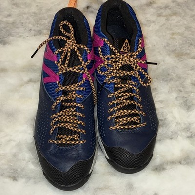 Nike ACG Okwahn 2 Obsidian Fuel Orange Black Men s Low Top 525367-400 SZ10.5