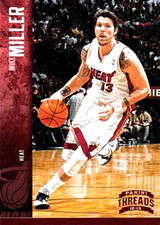 2012-13 Panini Threads #81 Mike Miller Miami Heat