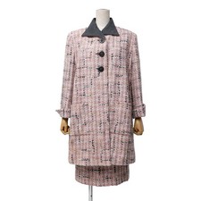 Christian Dior Vintage Skirt suit Size 9 Tweed long jacket and tight skirt B...