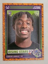2024 Score-A-Treat Rising Stars Orange Pumpkin #46 Terrion Arnold Lions