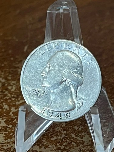 1949 (P) Washington Quarter 90% Silver Very Good VG # NR52