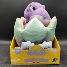 CHOMPER LAND BEFORE TIME DINOSAUR Universal Musical Plush Egg gp Canta dino