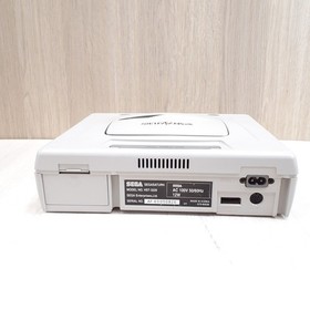 Japanese Sega Saturn Console bundle with 5 games 1 controller & cables White