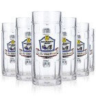 6x Post Brauerei Weiler Bier Glas Bierseidel 0,5l Krug Rastal Falkenstein