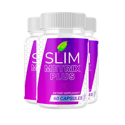 3-Pack Slim Metrix Capsules - Slim Metrix Plus for Weight Management - 180 Caps