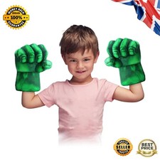 Superhero Smash Hands for Kids Soft Plush Costume Fist Gloves UK