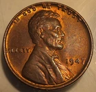 1947 P Lincoln Wheat Penny Cent! Red Uncirculated