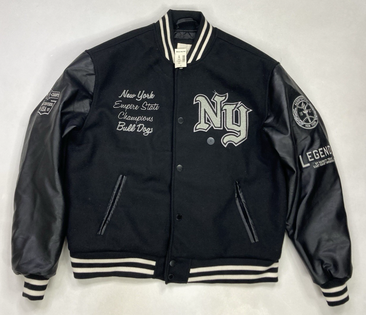Aeropostale New York Empire CHampions Varsity Bomber Jacket Men