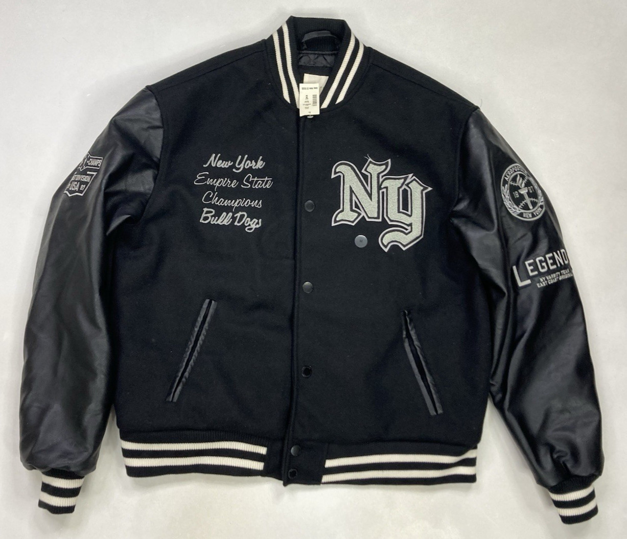 Aeropostale New York Empire CHampions Varsity Bomber Jacket 