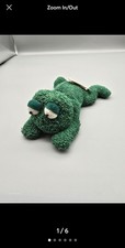 Vintage Russ Home Buddies Ribbity the Frog 4169 TAG Plush Stuffed Animal Green