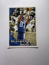 2010 Topps - Golden Tate #398 Helmet On Rookie Card Seahawks. rookie card picture
