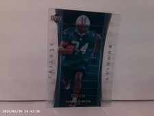 DARRELLE REVIS  2007 UD TRILOGY FOOTBALL #108  SN 329/399  ROOKIE