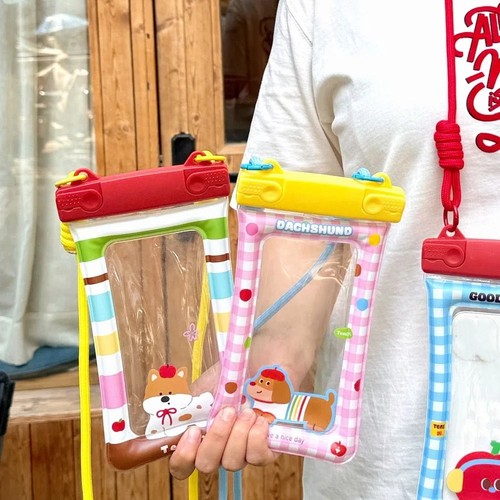 Touch Screen Hanging on Neck Phone Bag PVC Mobile Phone Pouch Travel - 第 5/18 張圖片