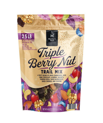 Member's Mark Triple Berry Nut Trail Mix, 40 oz. - Free Delivery