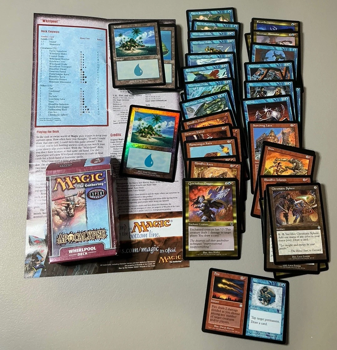 Magic: The Gathering Apocalypse Sealed Collectible Card Game Decks