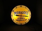 Vintage AP Marigold Better Dairy Products Light Up Double Bubble Clock — photo 2