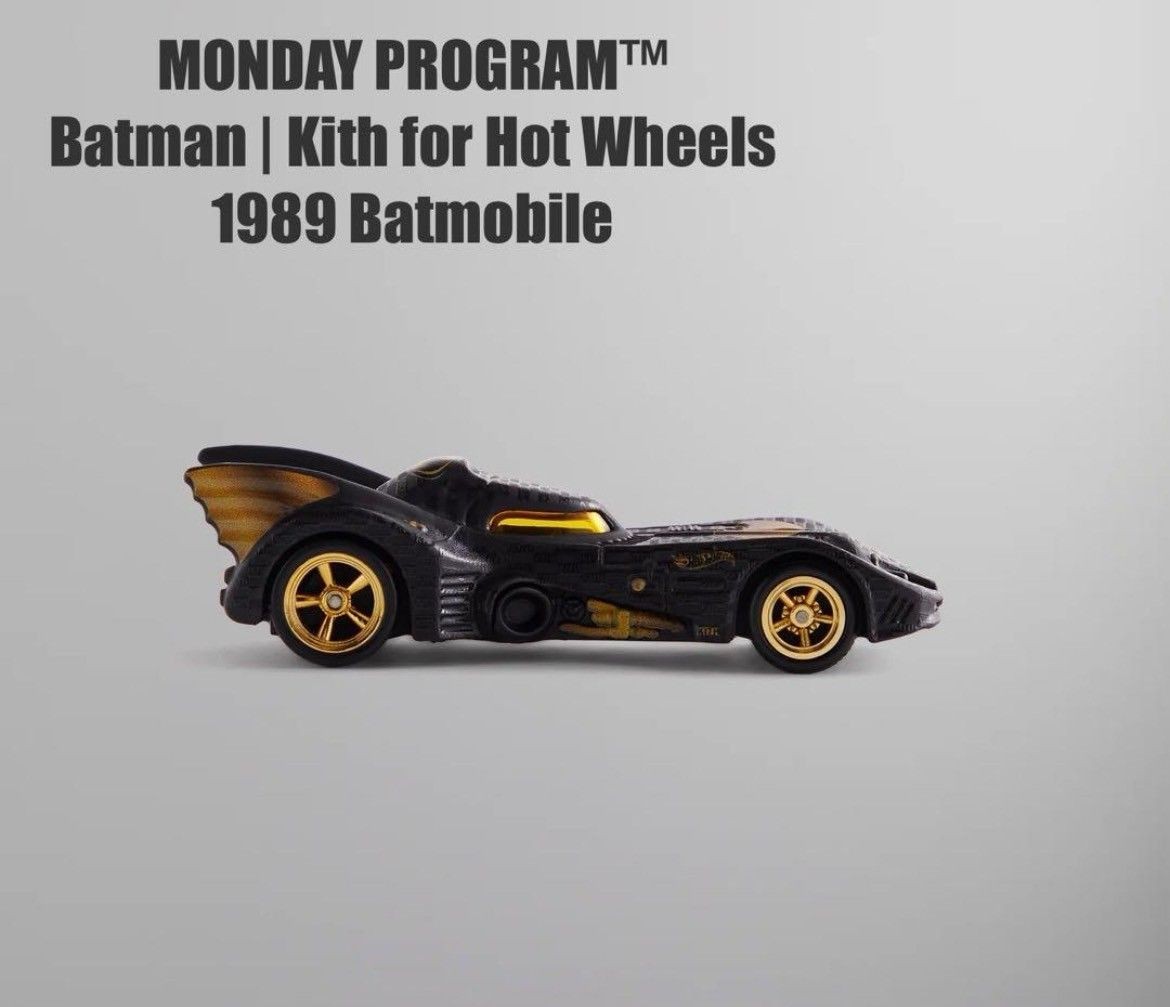 KITH - 新品未使用 MATTEL / KITH "Hot Wheels Premium" KITH BATMAN HOT WHEELS 1989 Batmanmobile 85th Anniversary