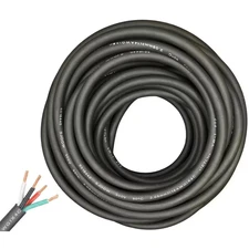 150 Ft. 14/4 14-Gauge 4 Conductor 300-Volt Black SJOOW Cable Cord