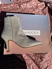 Lisa Vicky Pointed Toe Art-V - Champagne Glit...