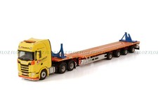 WSI 1/50 FOR SCANIA S HIGHLINE 6X4 NOOTEBOOM TELESTEP 4 AXLE TRANSPORT/SILVASTI