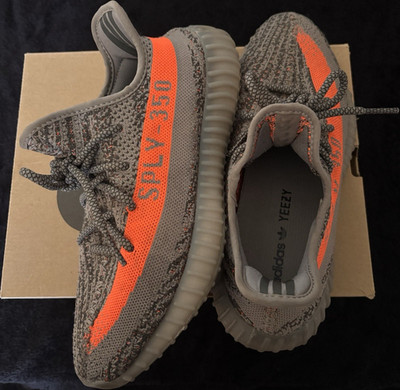 adidas Yeezy Boost 350 V2 Beluga Reflective Gray/Orange Low Top GW1229
