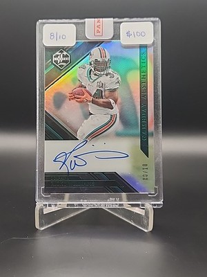 Ricky Williams Auto /10 2022 Panini Limited Football Gameday Aesthetics #GDA-RWI